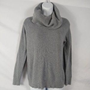 Women's Gray Cowl Neck Sweater Size Small Banana Republic